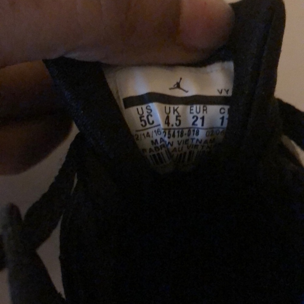 Gently used retro Jordan’s toddler size 5c
